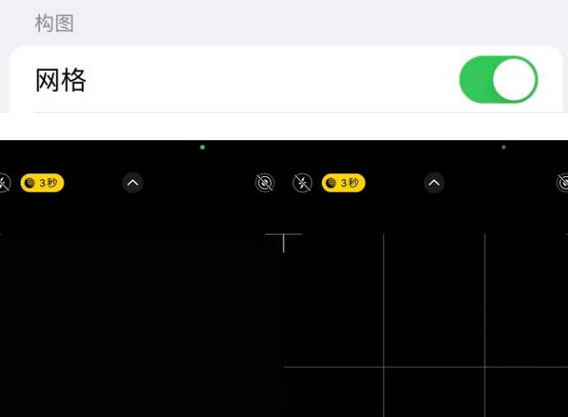 浦江苹果手机维修网点分享iPhone如何开启九宫格构图功能