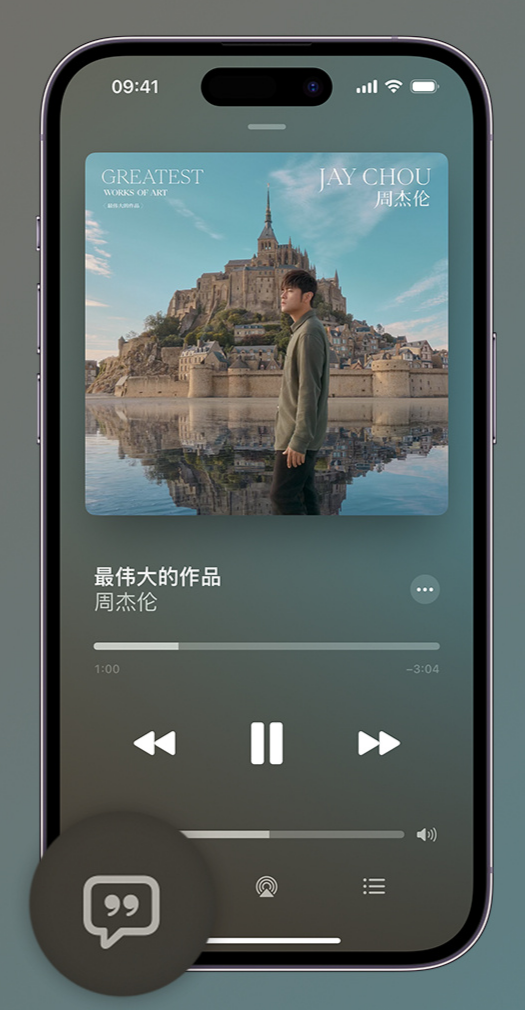 浦江iphone维修分享如何在iPhone上使用Apple Music全新唱歌功能 