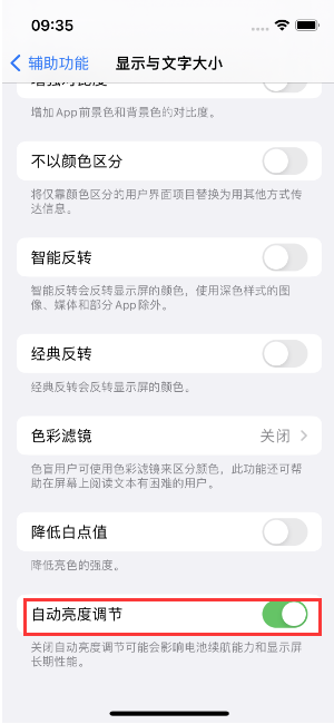 浦江苹果15维修店分享iPhone 15 Pro系列屏幕亮度 