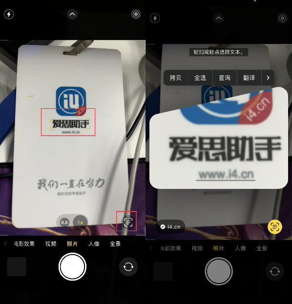 浦江苹果手机维修分享升级iOS 16后如何通过相机翻译文本 