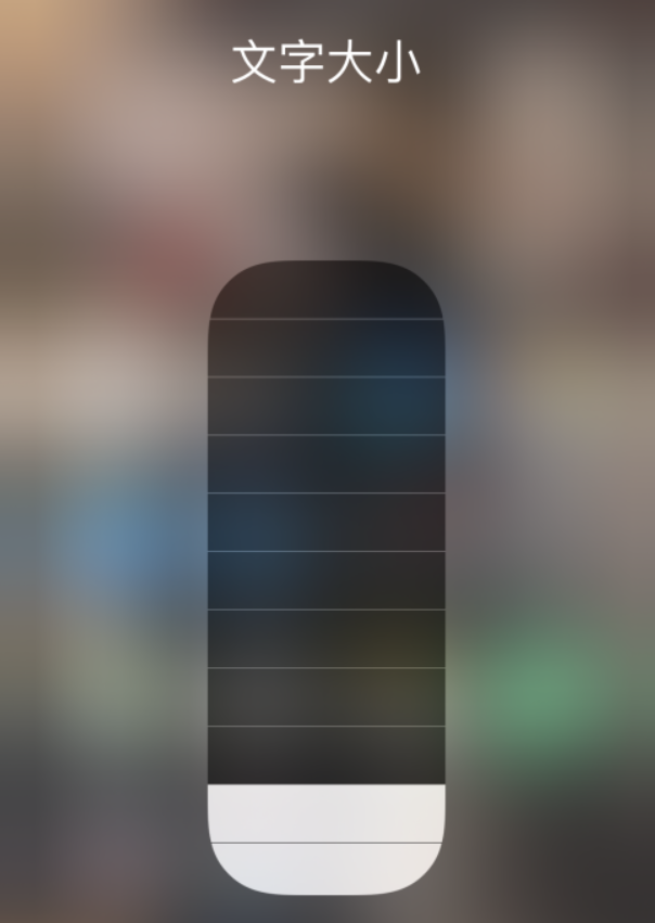 浦江苹果手机维修分享小技巧：在 iPhone 控制中心快速调节字体大小 