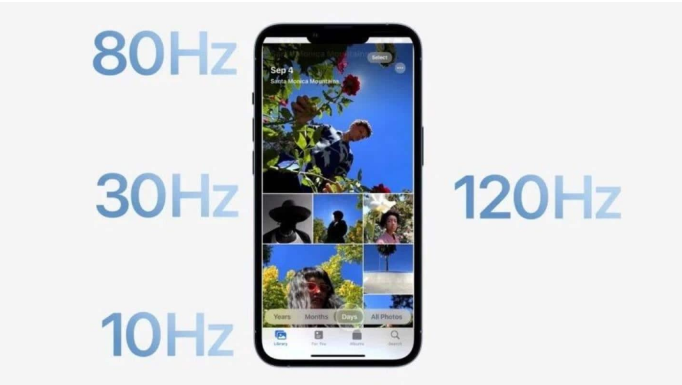 浦江苹果14维修分享iPhone 14有高刷吗 